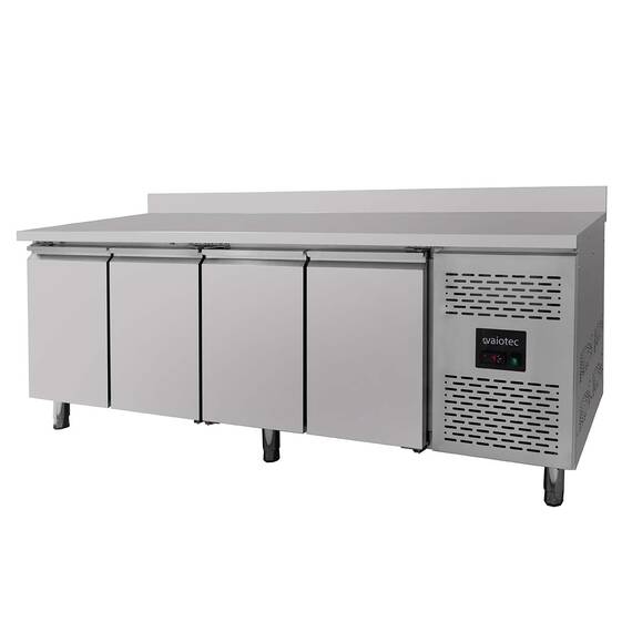 Vaiotec Kühltisch / 4-türig inkl. Aufkantung - Monoblock, 2230 x 700 mm 2 Vaiotec Kühltisch / 4-türig inkl. Aufkantung - Monoblock, 2230 x 700 mm