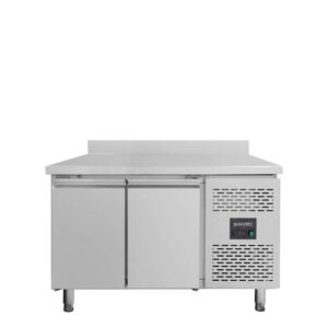 Vaiotec Tiefkühltisch / 2-türig inkl. Aufkantung - Monoblock, 1360 x 700 mm