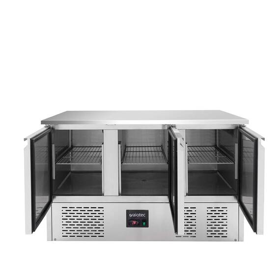 Vaiotec Kühltisch Mini / 3-fach - mit 3 Türen, 1365 x 700 mm 3 Vaiotec Kühltisch Mini / 3-fach - mit 3 Türen, 1365 x 700 mm