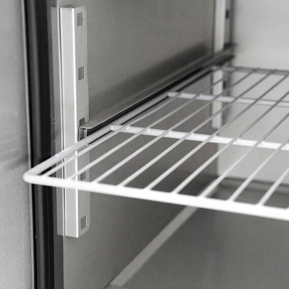 Vaiotec Saladette / 2-fach mit Klappdeckel, 900 x 700 mm 7 Vaiotec Saladette / 2-fach mit Klappdeckel, 900 x 700 mm