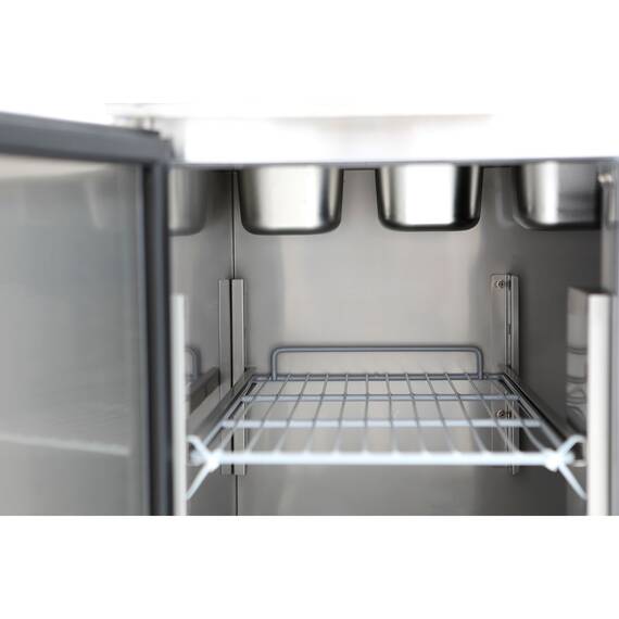 Vaiotec Pizza-Saladette / 2-fach - mit 2 Türen, 900 x 700 mm 3 Vaiotec Pizza-Saladette / 2-fach - mit 2 Türen, 900 x 700 mm