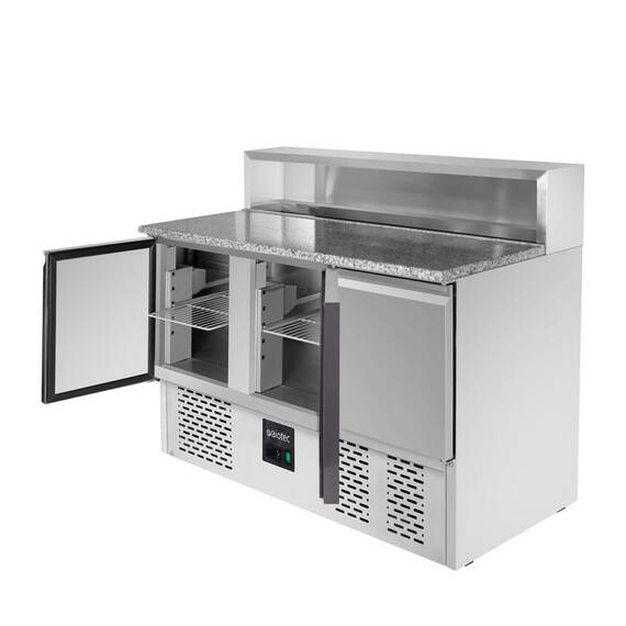 Vaiotec Pizza-Saladette / 3-fach - mit 3 Türen, 1365 x 700 mm 3 Vaiotec Pizza-Saladette / 3-fach - mit 3 Türen, 1365 x 700 mm