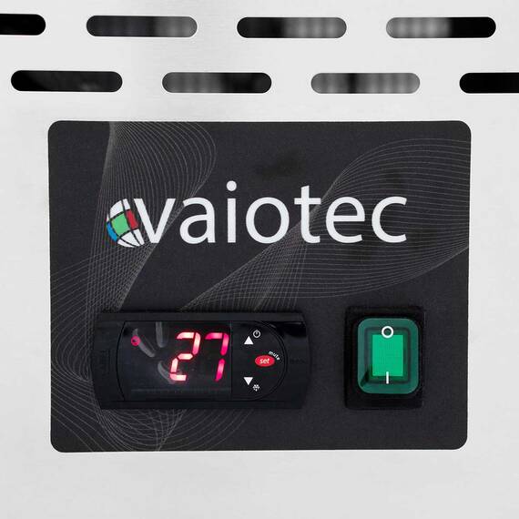 Vaiotec Pizzakühltisch / 2-türig "grau", 1510 x 800 mm 4 Vaiotec Pizzakühltisch / 2-türig "grau", 1510 x 800 mm