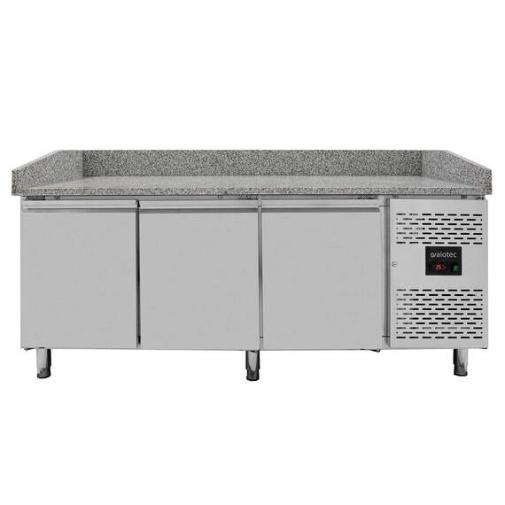 Vaiotec Pizzakühltisch / 3-türig "grau", 2020 x 800 mm Vaiotec Pizzakühltisch / 3-türig "grau", 2020 x 800 mm