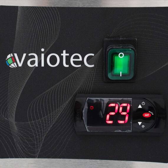 Vaiotec Kühlaufsatz mit Glasabdeckung 5xGN1/3 + 1xGN1/2, 1500 x 395 mm 3 Vaiotec Kühlaufsatz mit Glasabdeckung 5xGN1/3 + 1xGN1/2, 1500 x 395 mm