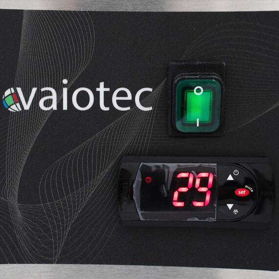 Vaiotec Kühlaufsatz mit Glasabdeckung 9xGN1/3, 2000 x 395 mm 3 Vaiotec Kühlaufsatz mit Glasabdeckung 9xGN1/3, 2000 x 395 mm