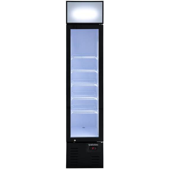 Vaiotec Topline Getränkekühlschrank 1 Tür / 155 Liter mit Leuchtaufsatz "schwarz", 390 x 480 mm 2 Vaiotec Topline Getränkekühlschrank 1 Tür / 155 Liter mit Leuchtaufsatz "schwarz", 390 x 480 mm