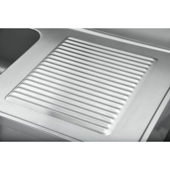 Vaiotec Spültisch / 1 Becken links mit Abtropffläche, 1000 x 600 mm 2 Vaiotec Spültisch / 1 Becken links mit Abtropffläche, 1000 x 600 mm