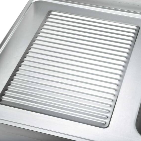 Vaiotec Spültisch / 1 Becken rechts und Abtropffläche, 1000 x 700 mm 2 Vaiotec Spültisch / 1 Becken rechts und Abtropffläche, 1000 x 700 mm