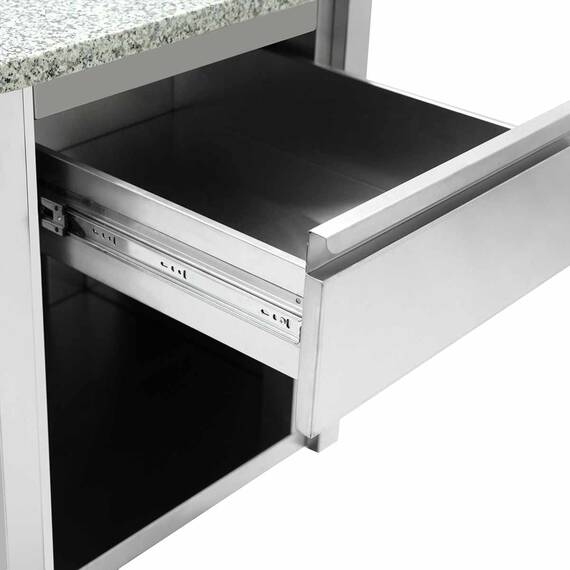 Vaiotec Kassentisch mit Schublade "grau", 600 x 820 mm 3 Vaiotec Kassentisch mit Schublade "grau", 600 x 820 mm