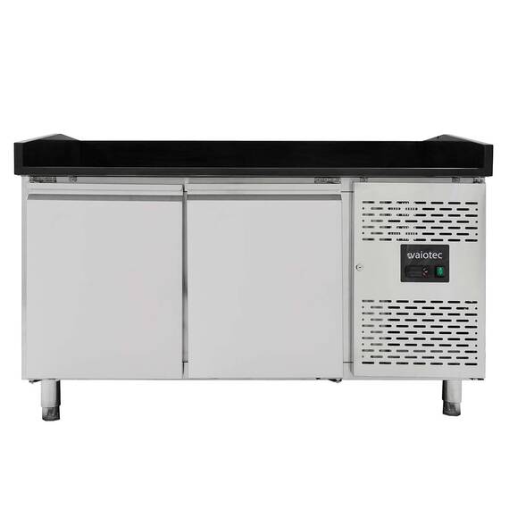 Vaiotec Pizzakühltisch / 2-türig "schwarz", 1510 x 800 mm Vaiotec Pizzakühltisch / 2-türig "schwarz", 1510 x 800 mm