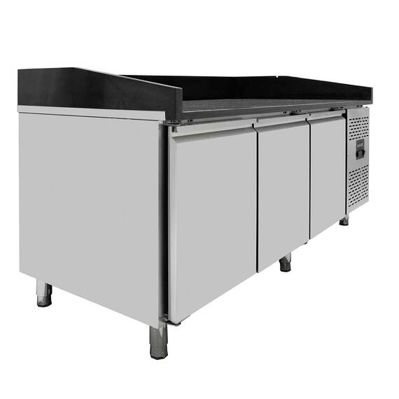 Vaiotec Pizzakühltisch / 3-türig "schwarz", 2020 x 800 mm 1 Vaiotec Pizzakühltisch / 3-türig "schwarz", 2020 x 800 mm