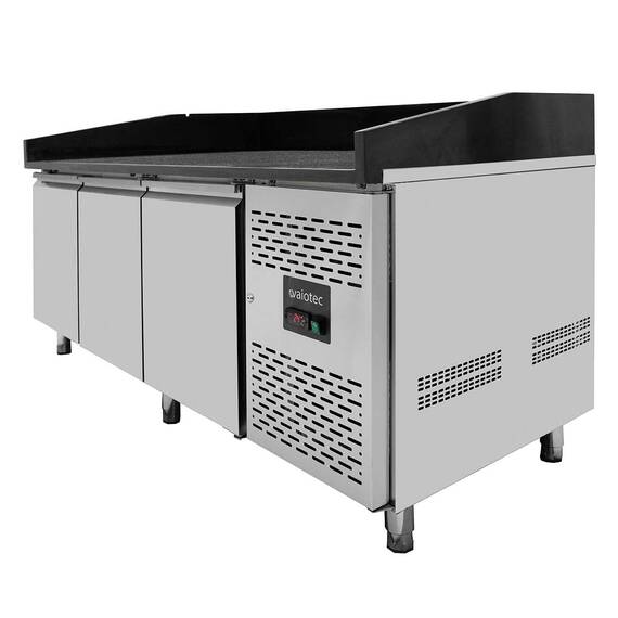 Vaiotec Pizzakühltisch / 3-türig "schwarz", 2020 x 800 mm 2 Vaiotec Pizzakühltisch / 3-türig "schwarz", 2020 x 800 mm