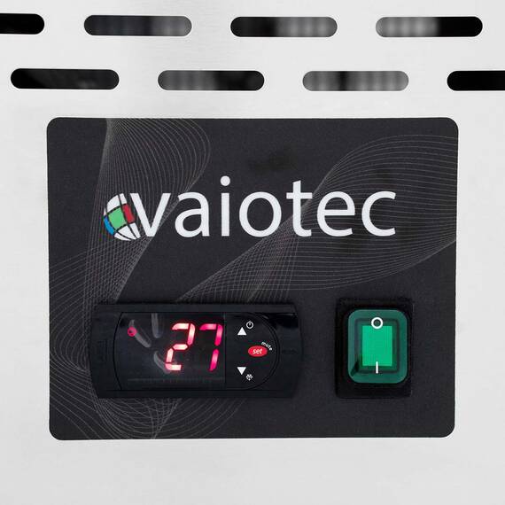 Vaiotec Pizzakühltisch / 2-türig & 7 Schubladen "schwarz", 2020 x 800 mm 3 Vaiotec Pizzakühltisch / 2-türig & 7 Schubladen "schwarz", 2020 x 800 mm