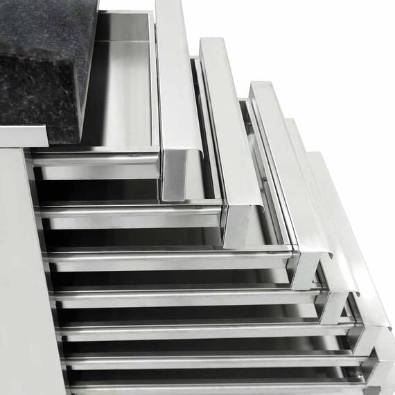 Vaiotec Pizzakühltisch / 2-türig & 7 Schubladen "schwarz", 2020 x 800 mm 5 Vaiotec Pizzakühltisch / 2-türig & 7 Schubladen "schwarz", 2020 x 800 mm
