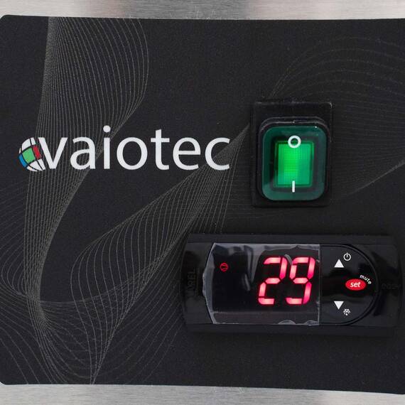 Vaiotec Kühlaufsatz mit Glasabdeckung 9xGN1/4, 1800 x 335 mm 3 Vaiotec Kühlaufsatz mit Glasabdeckung 9xGN1/4, 1800 x 335 mm