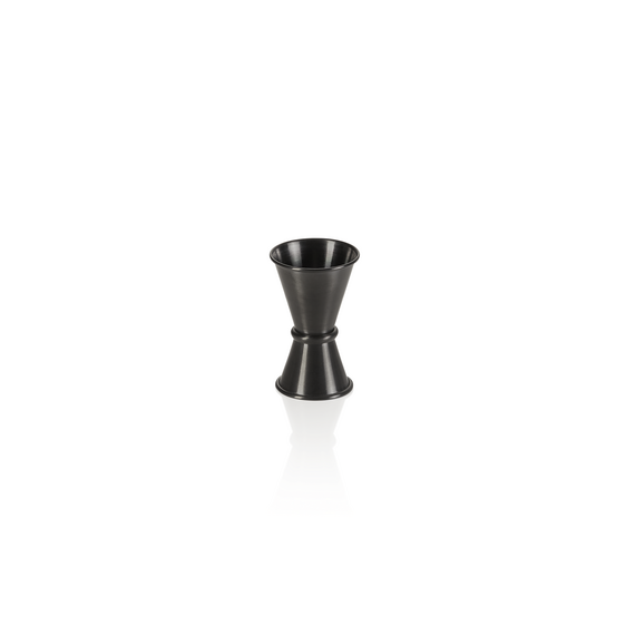 Was Germany Jigger, Ø 4,5 cm, Höhe 7 cm, 1,5/3 cl, schwarz, Chromnickelstahl, PVD Beschichtung Was Germany Jigger, Ø 4,5 cm, Höhe 7 cm, 1,5/3 cl, schwarz, Chromnickelstahl, PVD Beschichtung