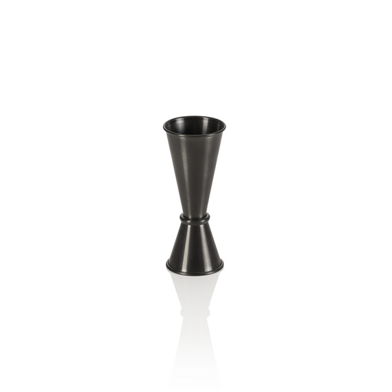 Was Germany Jigger, Ø 4,5 cm, Höhe 11,5 cm, 2,5/5 cl, schwarz, Chromnickelstahl, PVD Beschichtung Was Germany Jigger, Ø 4,5 cm, Höhe 11,5 cm, 2,5/5 cl, schwarz, Chromnickelstahl, PVD Beschichtung