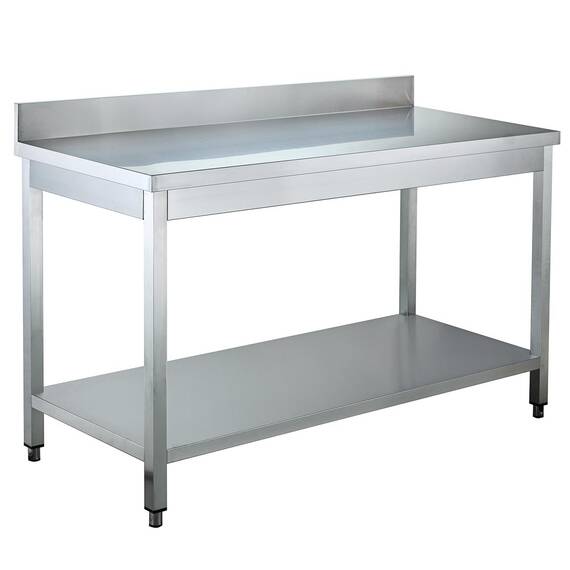 Vaiotec Arbeitstisch / mit Grundboden & Aufkantung, 1400 x 600 mm Vaiotec Arbeitstisch / mit Grundboden & Aufkantung, 1400 x 600 mm