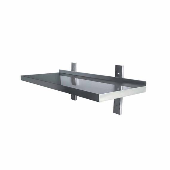Vaiotec Wandbord inkl. Konsolen zur Wandbefestigung / 1 Etage, 1200 x 400 mm Vaiotec Wandbord inkl. Konsolen zur Wandbefestigung / 1 Etage, 1200 x 400 mm