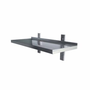 Vaiotec Wandbord inkl. Konsolen zur Wandbefestigung / 1 Etage, 2000 x 400 mm