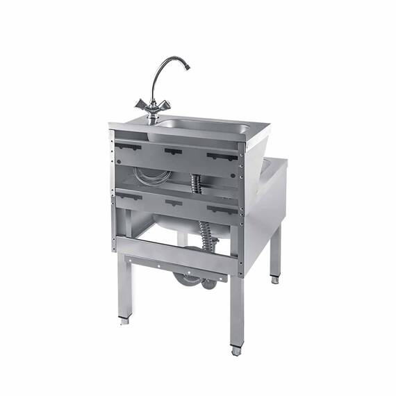 Vaiotec Handwasch-Ausgusskombination inkl. Mischbatterie, 500 x 700 mm 3 Vaiotec Handwasch-Ausgusskombination inkl. Mischbatterie, 500 x 700 mm