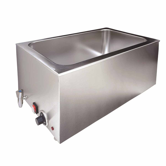 Vaiotec Bain-Marie mit Ablasshahn GN1/1, 338 x 600 mm Vaiotec Bain-Marie mit Ablasshahn GN1/1, 338 x 600 mm