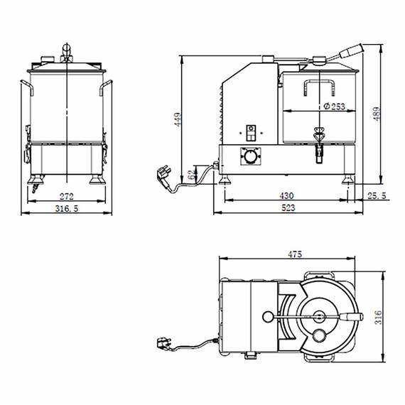 Vaiotec Cutter 12 Liter, 317 x 523 mm 4 Vaiotec Cutter 12 Liter, 317 x 523 mm