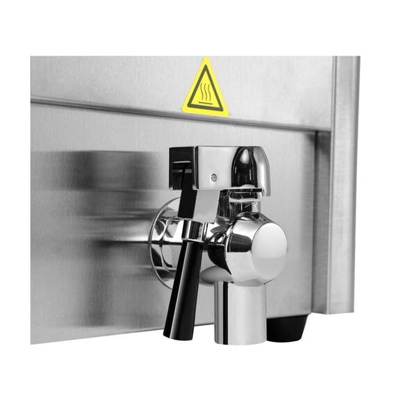 Vaiotec Elektro Fritteuse 2 Becken mit Ablasshahn 8 + 8 Liter, 600 x 570 mm 2 Vaiotec Elektro Fritteuse 2 Becken mit Ablasshahn 8 + 8 Liter, 600 x 570 mm