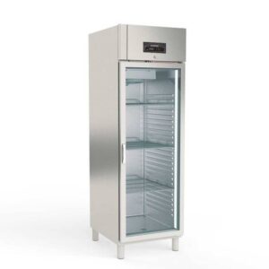 Vaiotec Topline Kühlschrank / 1-türig GN 2/1 - Glas, 660 x 850 mm