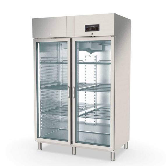 Vaiotec Topline Kühlschrank / 2-türig GN 2/1 - Glas, 1350 x 850 mm Vaiotec Topline Kühlschrank / 2-türig GN 2/1 - Glas, 1350 x 850 mm