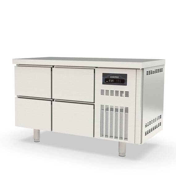 Vaiotec Topline Kühltisch / 2-fach GN1/1 mit 4 Schubladen, 1345 x 700 mm Vaiotec Topline Kühltisch / 2-fach GN1/1 mit 4 Schubladen, 1345 x 700 mm