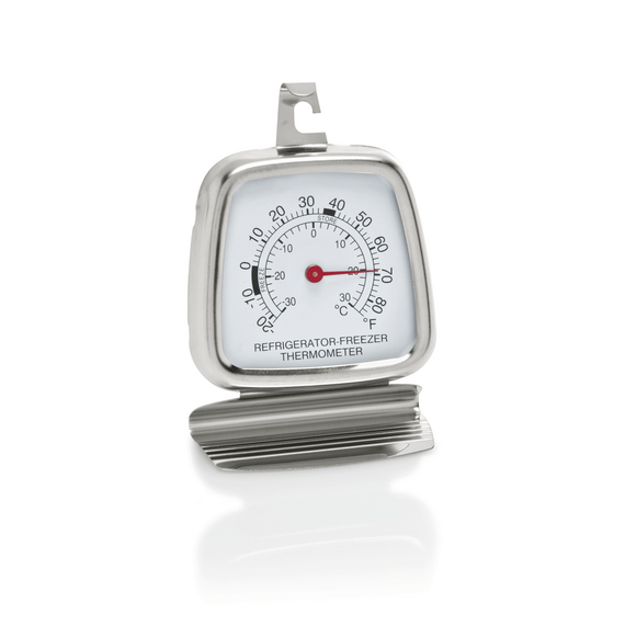 Was Germany Kühlraumthermometer, 6 x 8,5 cm, Edelstahl Was Germany Kühlraumthermometer, 6 x 8,5 cm, Edelstahl