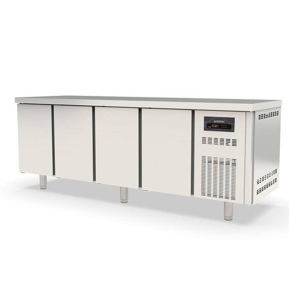 Vaiotec Topline Kühltisch / 4-fach GN1/1 mit 4 Türen, 2245 x 700 mm Vaiotec Topline Kühltisch / 4-fach GN1/1 mit 4 Türen, 2245 x 700 mm