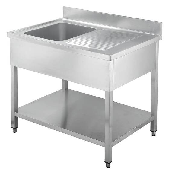 Vaiotec Topline Spültisch / 1 Becken links + Abtropffläche, 1200 x 700 mm Vaiotec Topline Spültisch / 1 Becken links + Abtropffläche, 1200 x 700 mm