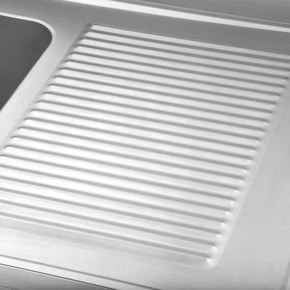Vaiotec Topline Spültisch / 2 Becken links + Abtropffläche, 1800 x 700 mm 1 Vaiotec Topline Spültisch / 2 Becken links + Abtropffläche, 1800 x 700 mm