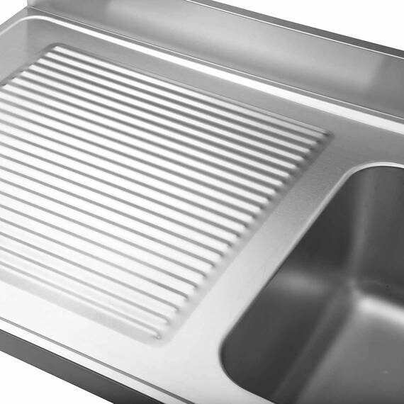 Vaiotec Topline Spülcenter / 1 Becken rechts, 1200 x 700 mm 1 Vaiotec Topline Spülcenter / 1 Becken rechts, 1200 x 700 mm