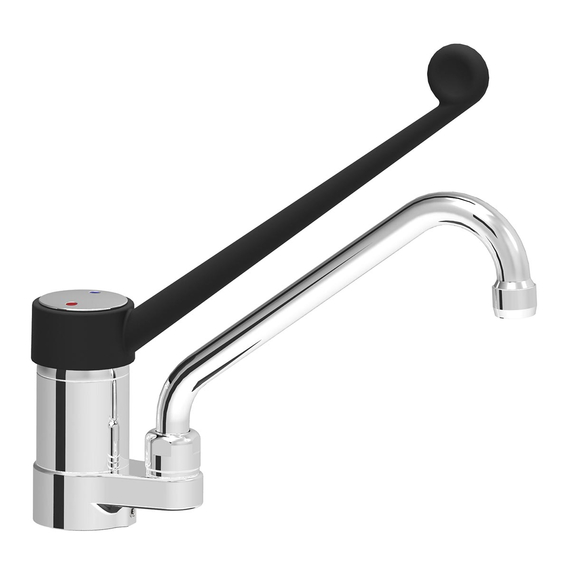 Vaiotec Topline Mischbatterie mit Schwenkhahn & Einhebelmischer - Einloch, 55 x 245 mm Vaiotec Topline Mischbatterie mit Schwenkhahn & Einhebelmischer - Einloch, 55 x 245 mm