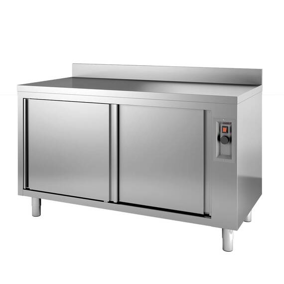 Vaiotec Topline Wärmeschrank / 2 Schiebetüren & Aufkantung, 1600 x 600 mm Vaiotec Topline Wärmeschrank / 2 Schiebetüren & Aufkantung, 1600 x 600 mm