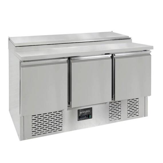Vaiotec Zubereitungstisch Mini / 3-fach für 7x GN 1/3, 1365 x 700 mm Vaiotec Zubereitungstisch Mini / 3-fach für 7x GN 1/3, 1365 x 700 mm