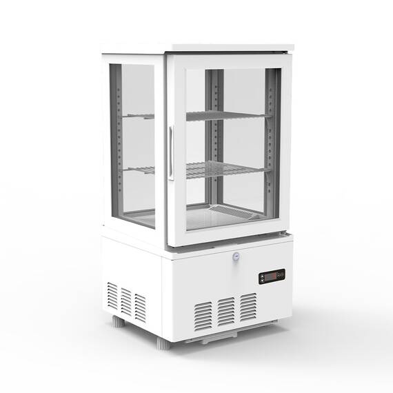 Vaiotec Topline Kühlvitrine 2-fach / 56 Liter "weiß", 434 x 398 mm 1 Vaiotec Topline Kühlvitrine 2-fach / 56 Liter "weiß", 434 x 398 mm