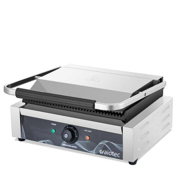 Vaiotec Elektro Kontaktgrill, oben & unten gerillt, 430 x 390 mm 1 Vaiotec Elektro Kontaktgrill, oben & unten gerillt, 430 x 390 mm