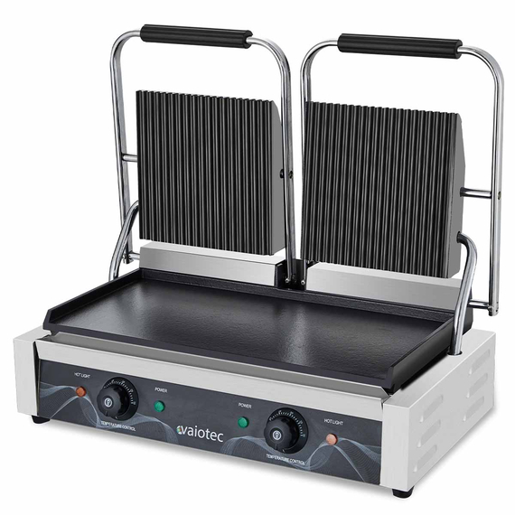 Vaiotec Elektro Kontaktgrill "doppelt", oben gerillt & unten glatt, 568 x 395 mm Vaiotec Elektro Kontaktgrill "doppelt", oben gerillt & unten glatt, 568 x 395 mm