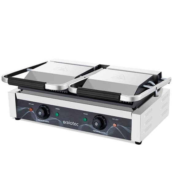 Vaiotec Elektro Kontaktgrill "doppelt", oben gerillt & unten glatt, 568 x 395 mm 1 Vaiotec Elektro Kontaktgrill "doppelt", oben gerillt & unten glatt, 568 x 395 mm