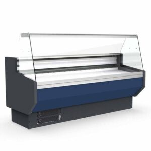Vaiotec Topline Kühltheke 200 - gerades Frontglas "blau", 1985 x 800 mm