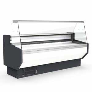 Vaiotec Topline Kühltheke 150 - gerades Frontglas "weiß", 1505 x 800 mm
