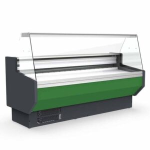 Vaiotec Topline Kühltheke 200 - gerades Frontglas "grün", 1985 x 800 mm