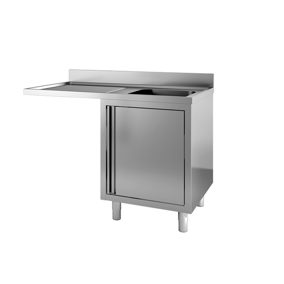 Vaiotec Topline Spülcenter / 1 Becken rechts mit Flügeltür, 1200 x 700 mm Vaiotec Topline Spülcenter / 1 Becken rechts mit Flügeltür, 1200 x 700 mm
