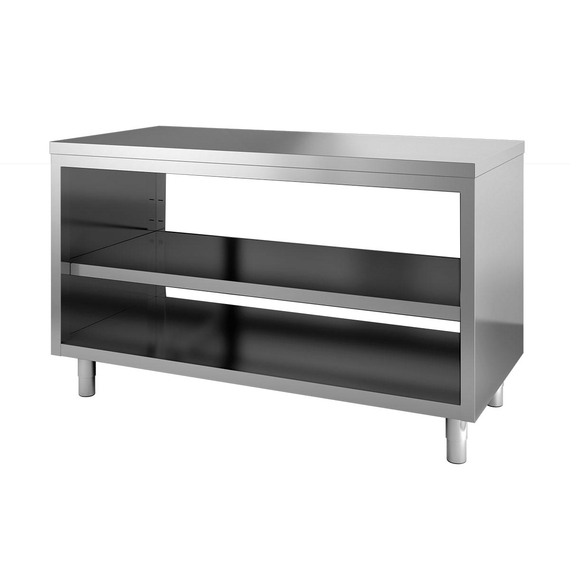Vaiotec Topline Arbeitsschrank / offen mit Durchreiche, 1400 x 700 mm Vaiotec Topline Arbeitsschrank / offen mit Durchreiche, 1400 x 700 mm