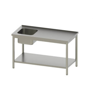 Vaiotec Topline Cheftisch / Becken links, 1800 x 600 mm